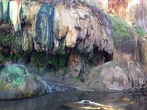 HAMMAM BOU HADJAR  (4) LA SOURCE DES EAUX THERMALES